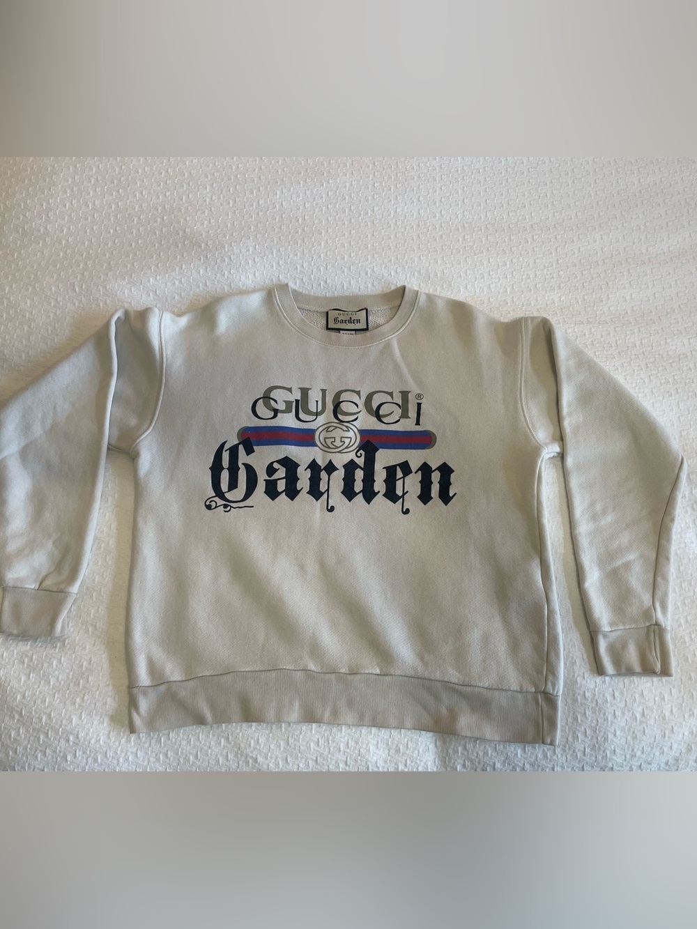 Gucci Garden 492346-X3100 Logo Sweatshirt | Made in Italy | Rare